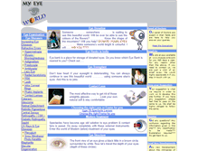Tablet Screenshot of myeyeworld.com
